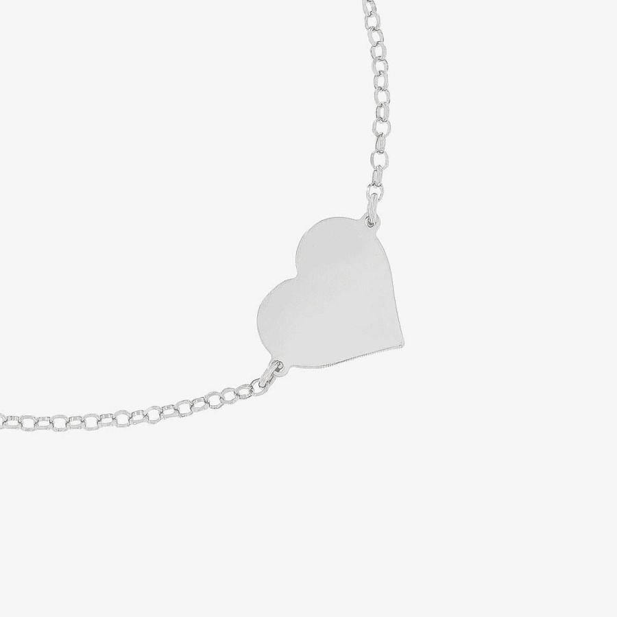 Joyer A B&U | Pulsera De Plata Heart