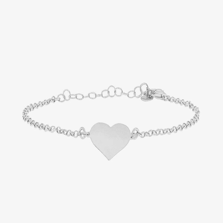 Joyer A B&U | Pulsera De Plata Heart