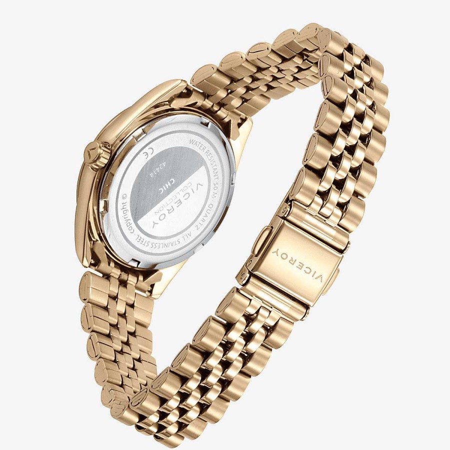 Relojes Viceroy | Reloj Viceroy Chic, Brazalete Acero Dorado, Esfera Dorada