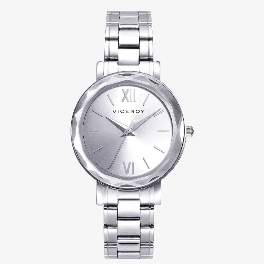 Relojes Viceroy | Reloj Viceroy Chic, Brazalete Acero Plateado, Esfera Lila