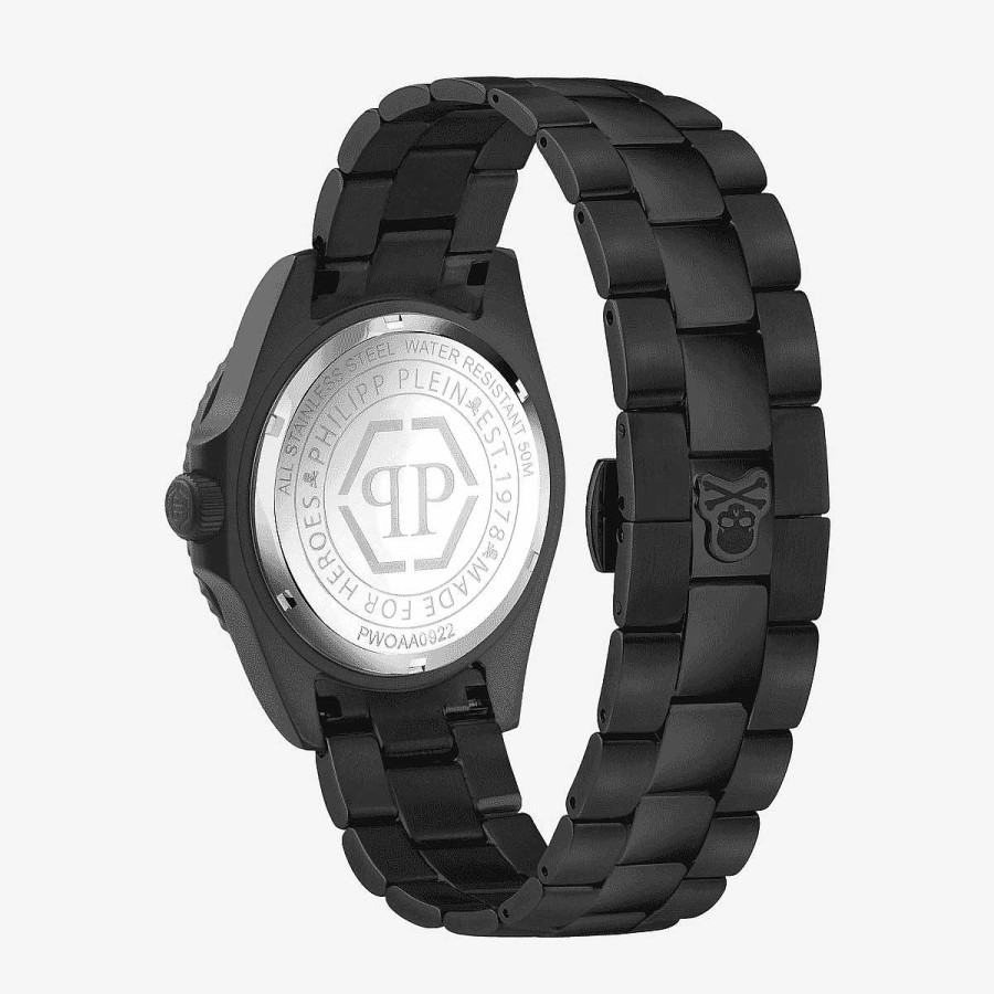 Relojes Philipp Plein | Reloj Philipp Plein $Kull Diver Brazalete Acero Negro