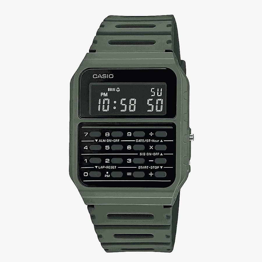 Relojes Casio | Reloj Casio Vintage Edgy Verde Brazalete Pl Stico