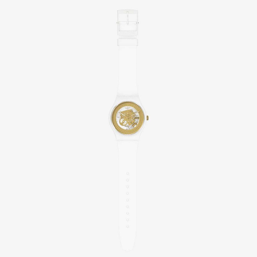 Relojes Swatch | Reloj Swatch Golden Rings White