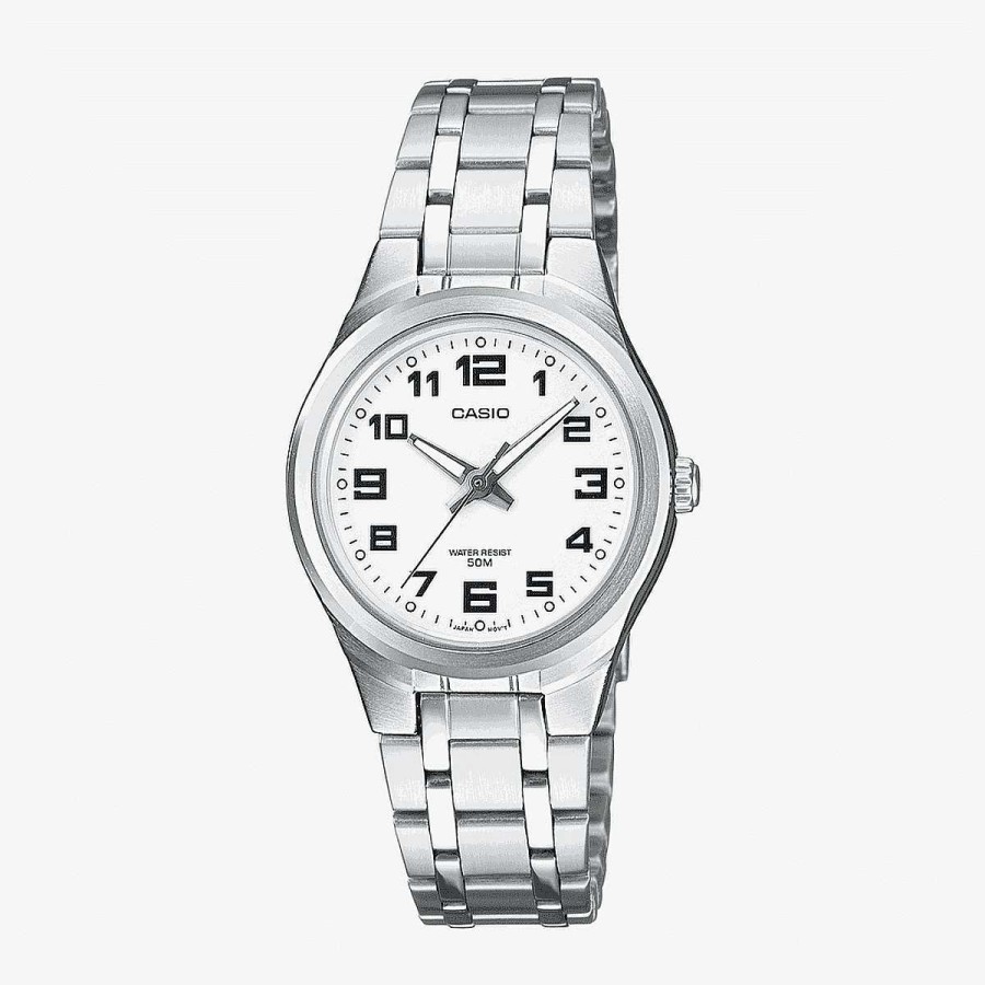 Relojes Casio | Reloj Casio Collection Acero Plateado Esfera Blanca