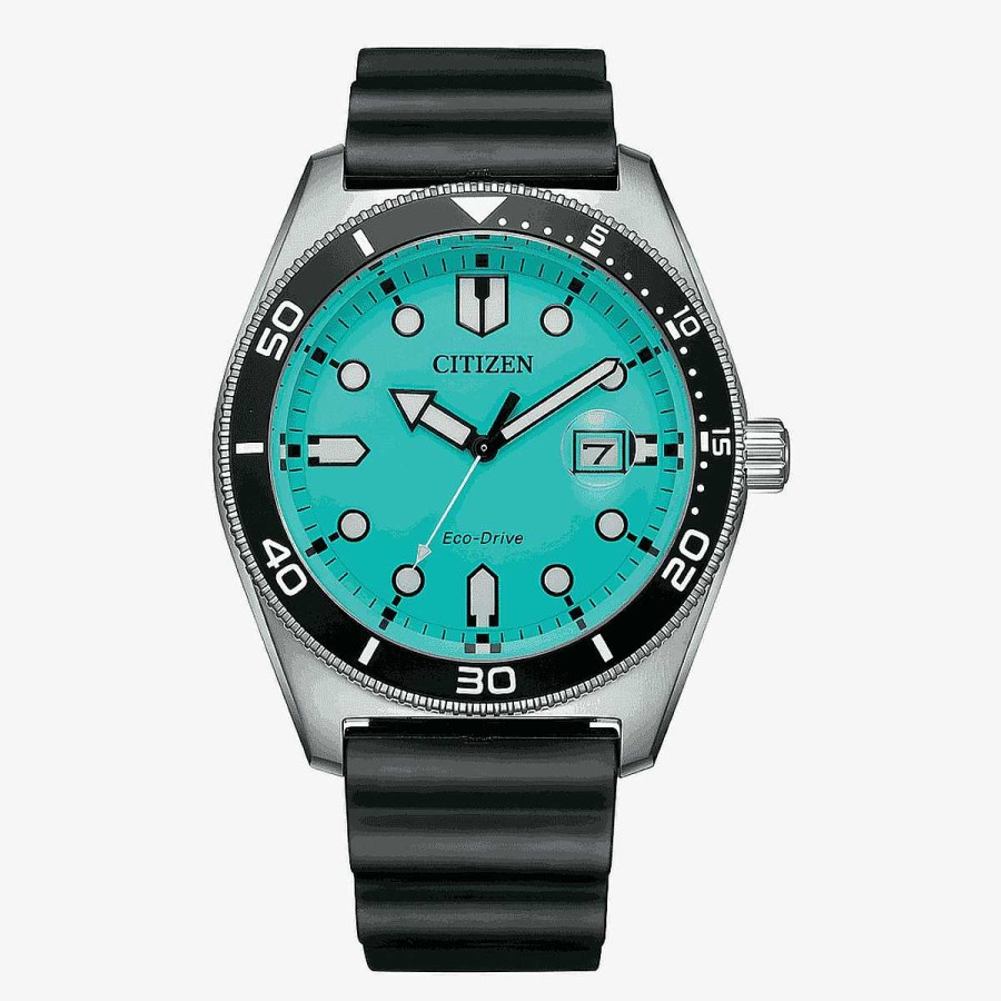 Relojes Citizen | Reloj Citizen Of Collection 3 Agujas Brazalete Caucho