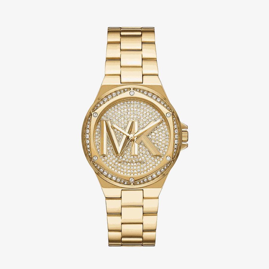 Relojes Michael Kors | Reloj Michael Kors Lennox Dorado Con Incrustaciones