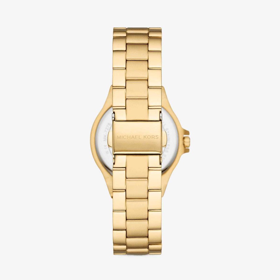 Relojes Michael Kors | Reloj Michael Kors Lennox Mini Dorado Con Incrustaciones