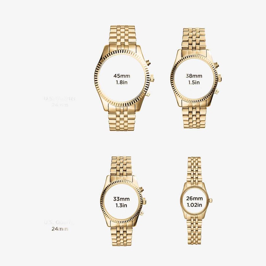 Relojes Michael Kors | Reloj Michael Kors Bradshaw Brazalete Bicolor Esfera Azul