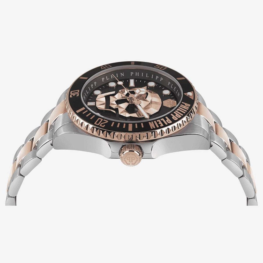 Relojes Philipp Plein | Reloj Philipp Plein $Kull Diver Brazalete Acero Bicolor