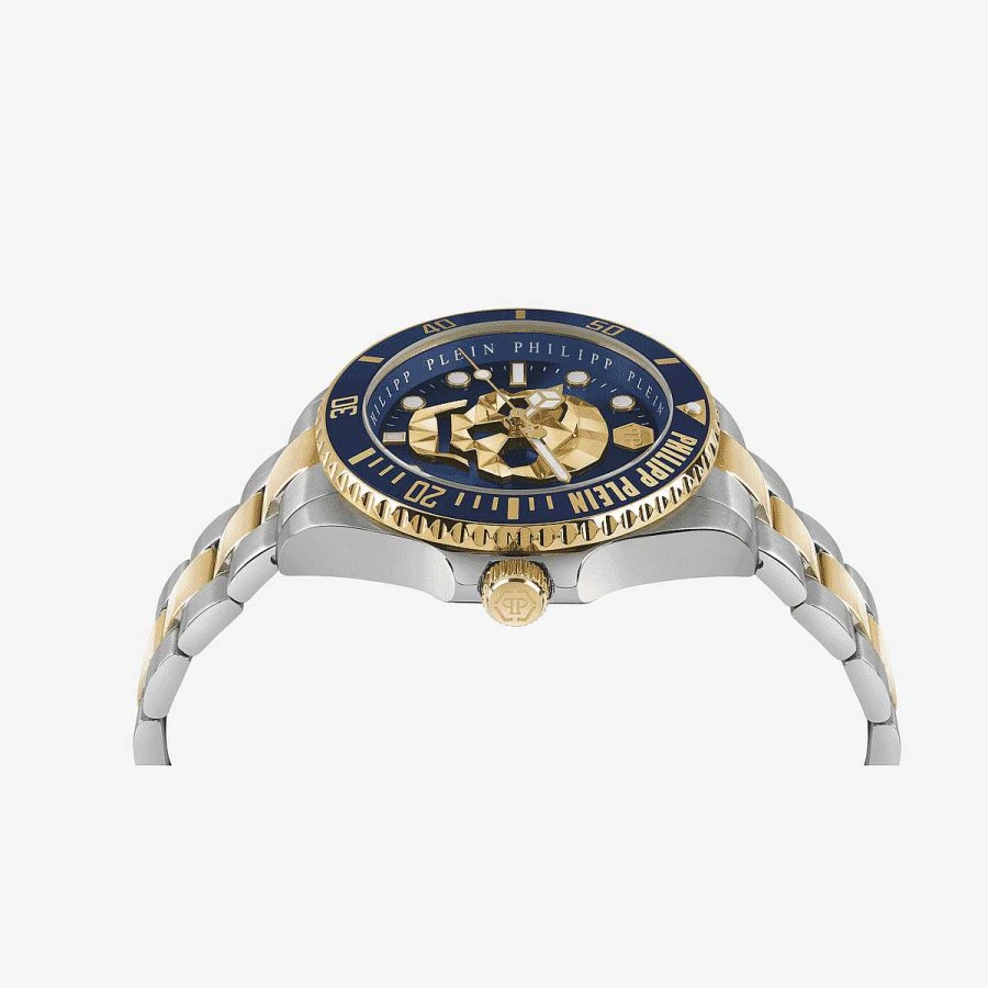 Relojes Philipp Plein | Reloj Philipp Plein $Kull Diver Brazalete Acero Esfera Azul