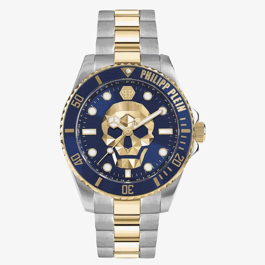 Relojes Philipp Plein | Reloj Philipp Plein $Kull Diver Brazalete Acero Esfera Azul