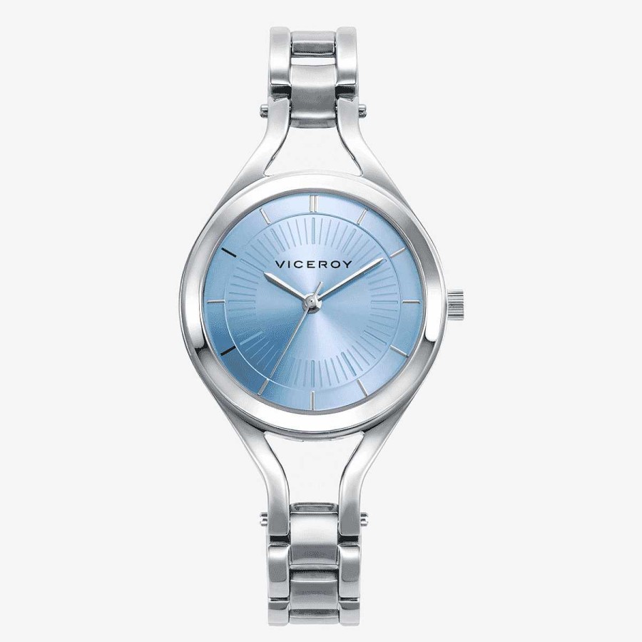 Relojes Viceroy | Reloj Viceroy Air, Brazalete Acero Plateado, Esfera Azul