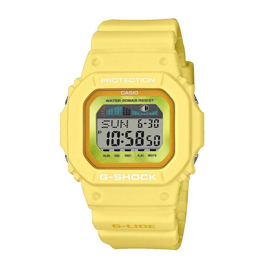 Relojes G-Shock | Reloj Casio G-Shock G-Lide Serie Glx-5600 Pl Stico Amarillo