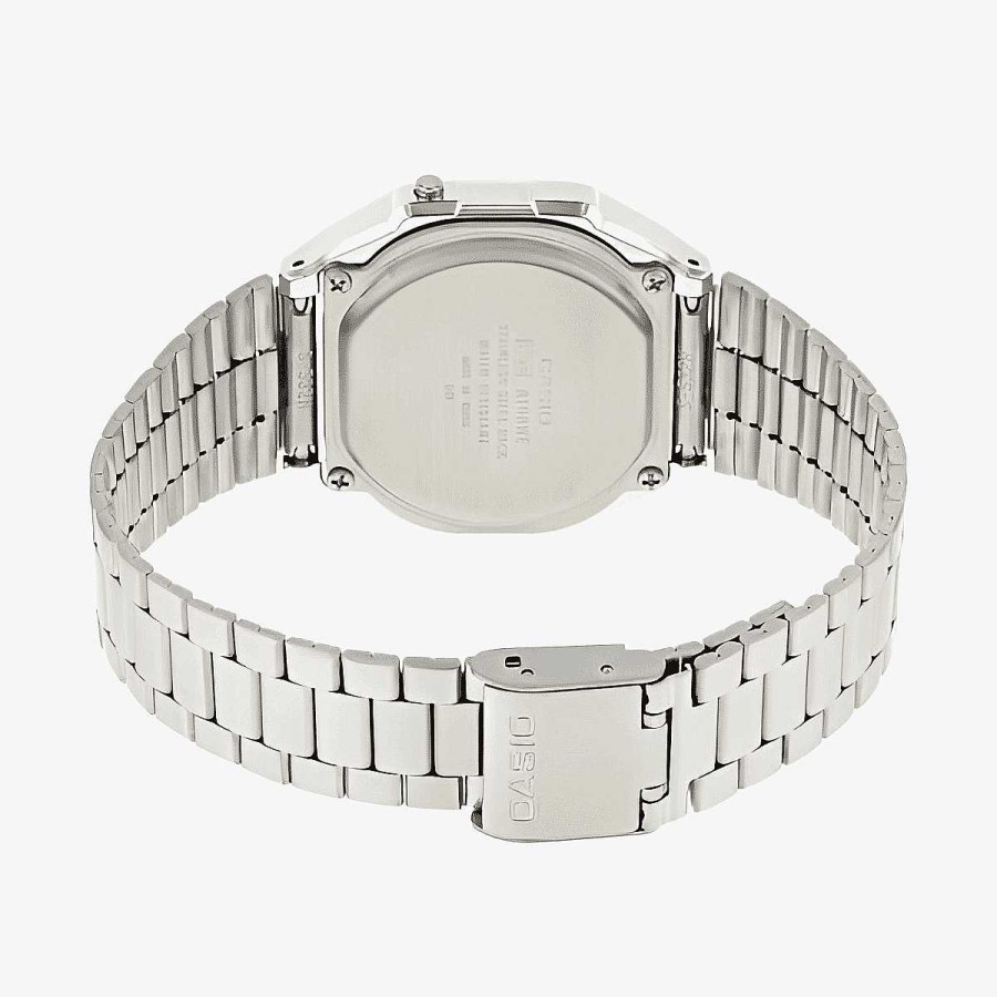 Relojes Casio | Reloj Casio Vintage Iconic Acero Plateado Esfera Plateada