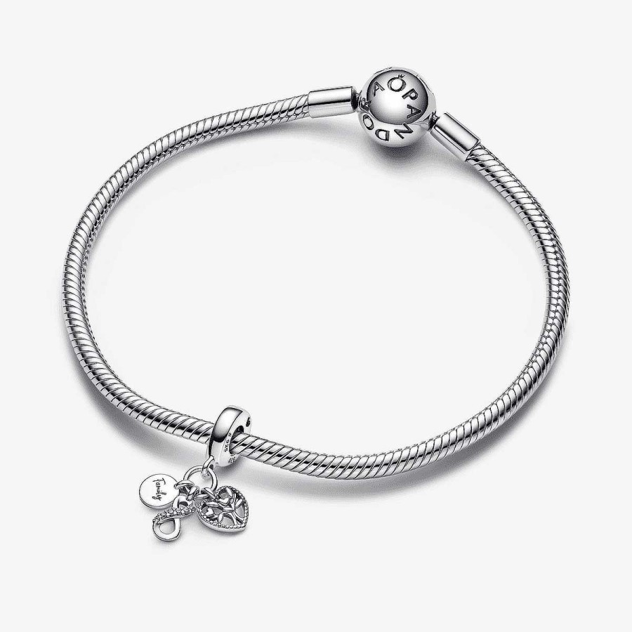 Joyer A Pandora | Charm Colgante Pandora Triple Infinito Familia