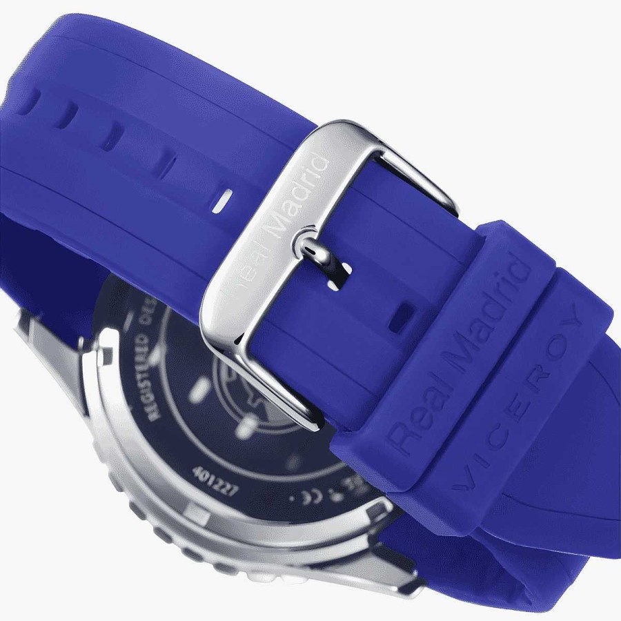 Relojes Viceroy | Reloj Viceroy Real Madrid, Cron Grafo, Brazalete Silicona Azul, Esfera Azul