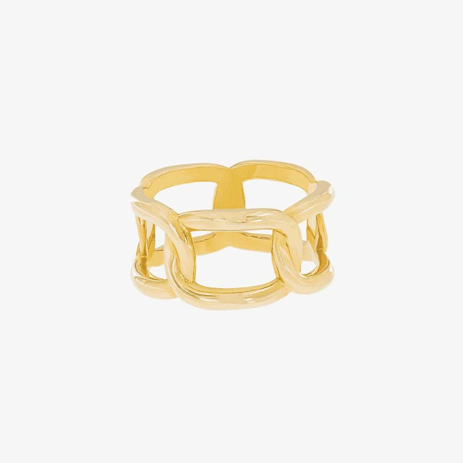 Joyer A B&U | Anillo De Plata Ba O Oro Shackle