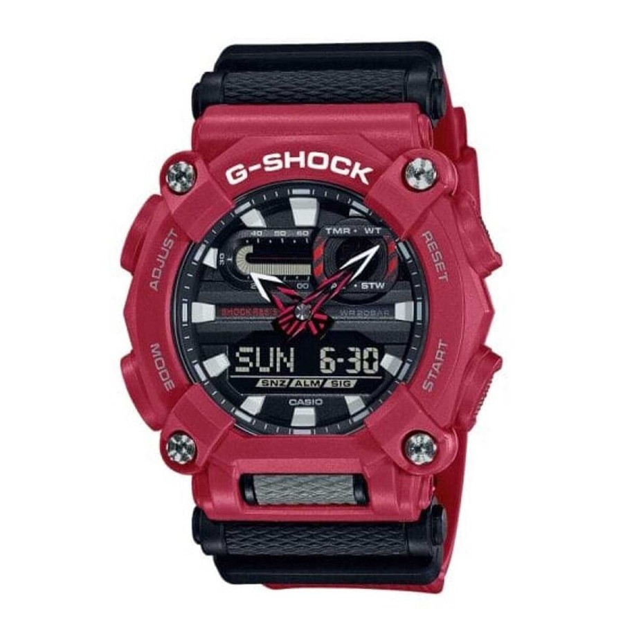 Relojes G-Shock | Reloj Casio G-Shock Serie Ga-900 Pl Stico Rojo