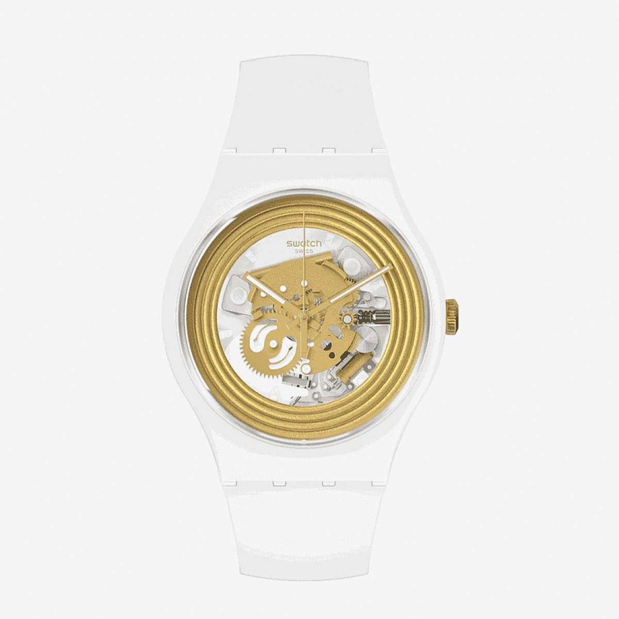 Relojes Swatch | Reloj Swatch Golden Rings White