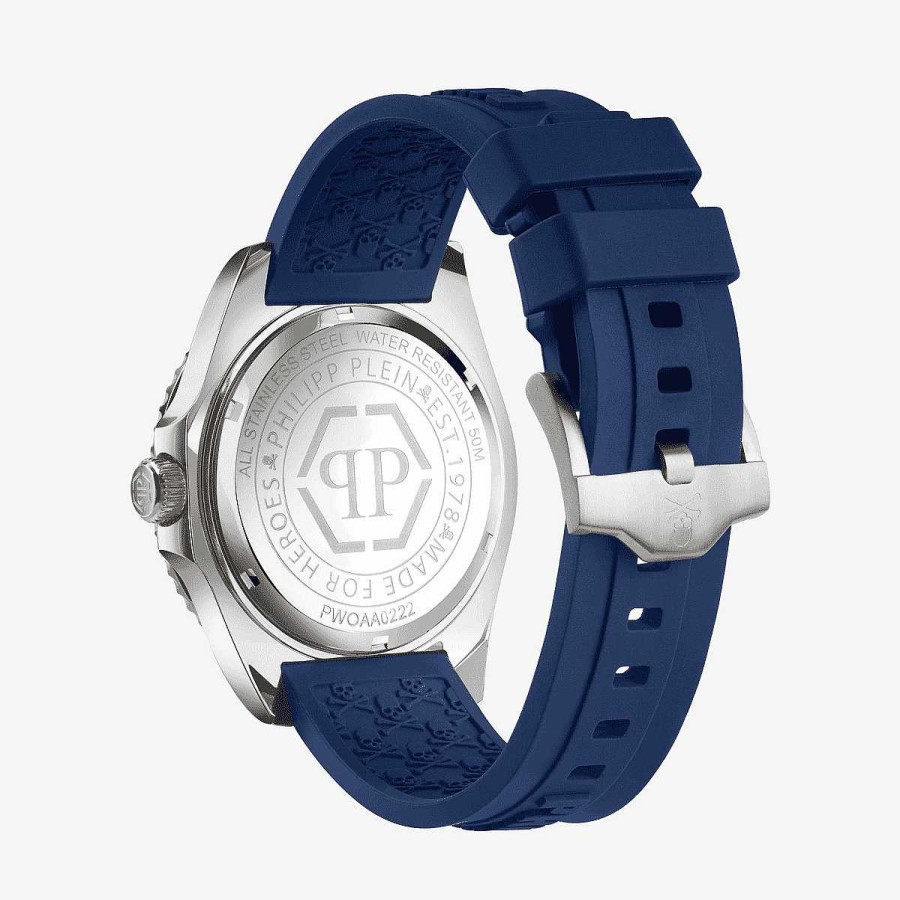 Relojes Philipp Plein | Reloj Philipp Plein $Kull Diver Brazalete Silicona Azul