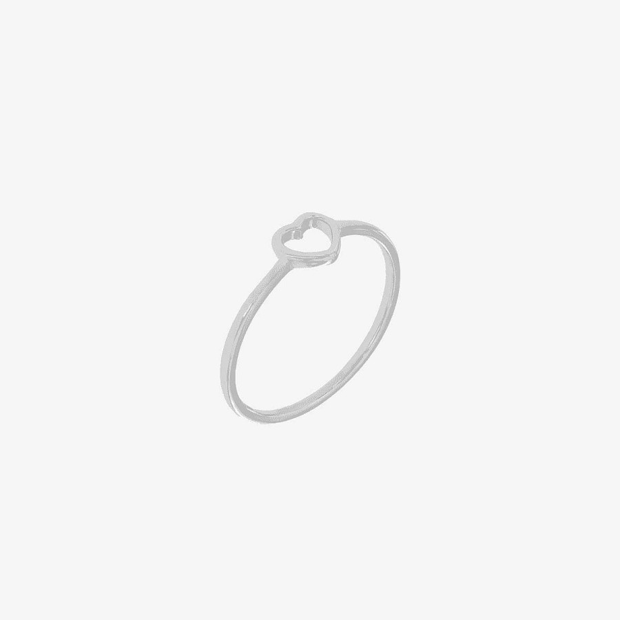 Joyer A B&U | Anillo De Plata Empty Heart