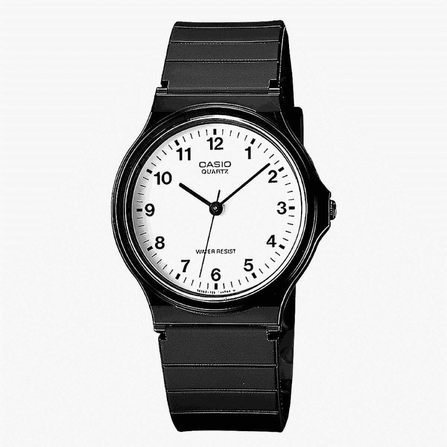 Relojes Casio | Reloj Casio Collection Pl Stico Negro Esfera Blanca Basic